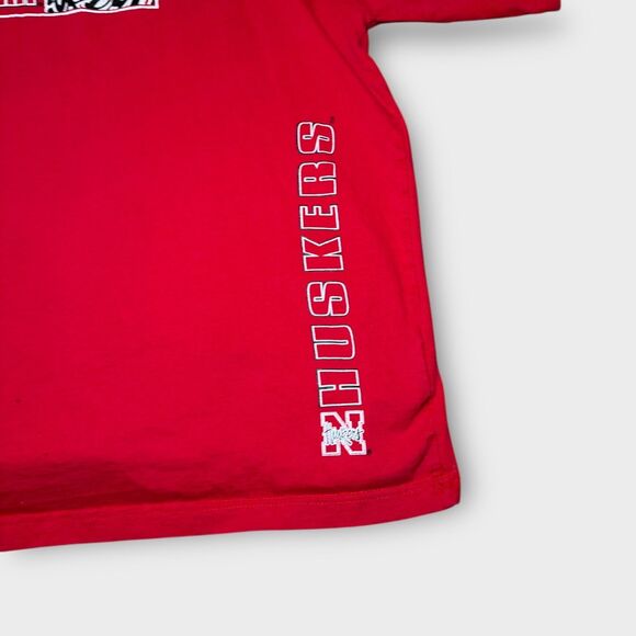 Vtg Nebraska Huskers Starter Shirt XL Red NCAA College Football Y2K Baggy Gorp - Picture 7 of 11